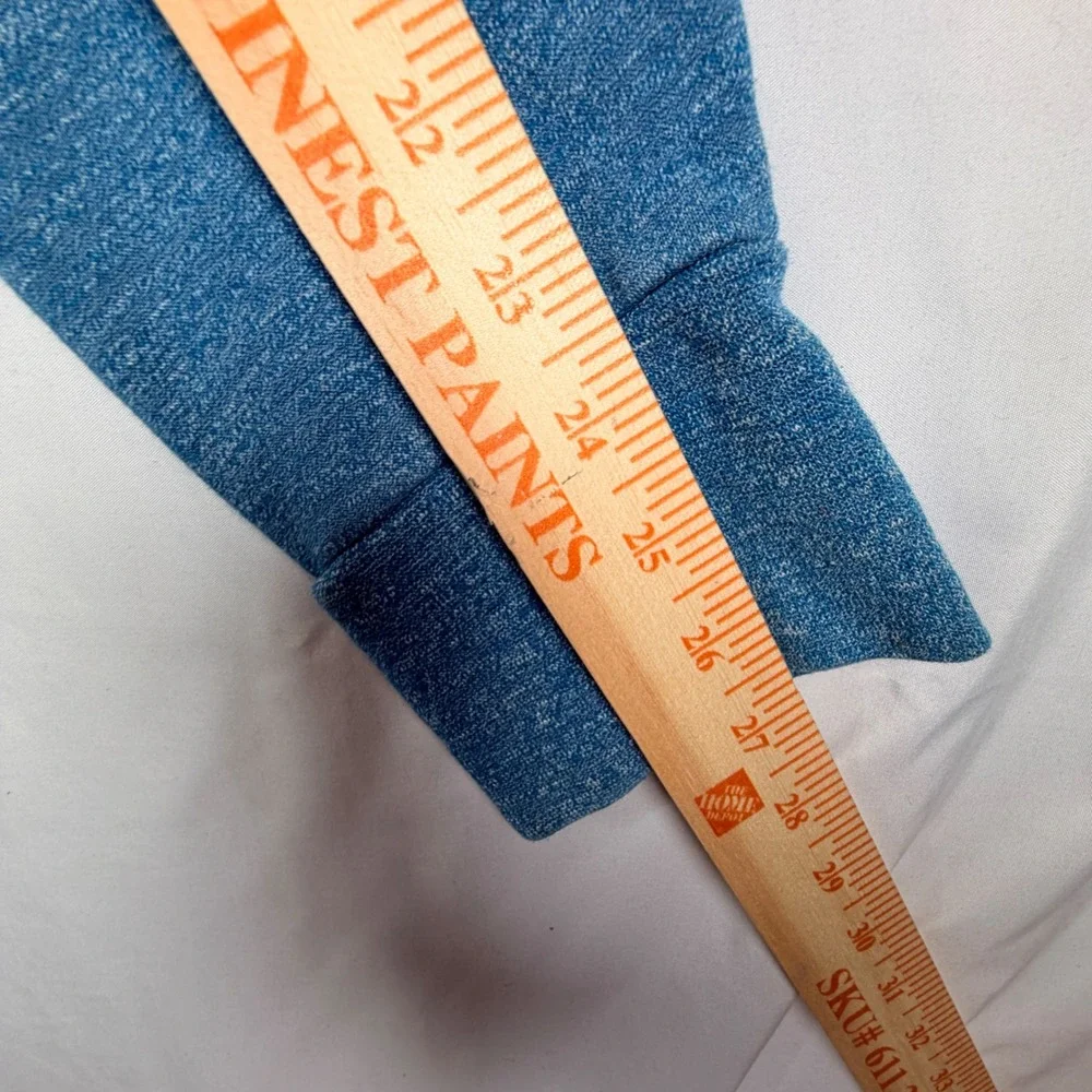 Jordan Full Zip Hoodie Size M Blue Heathered Jumpman Fleece Sweatshirt